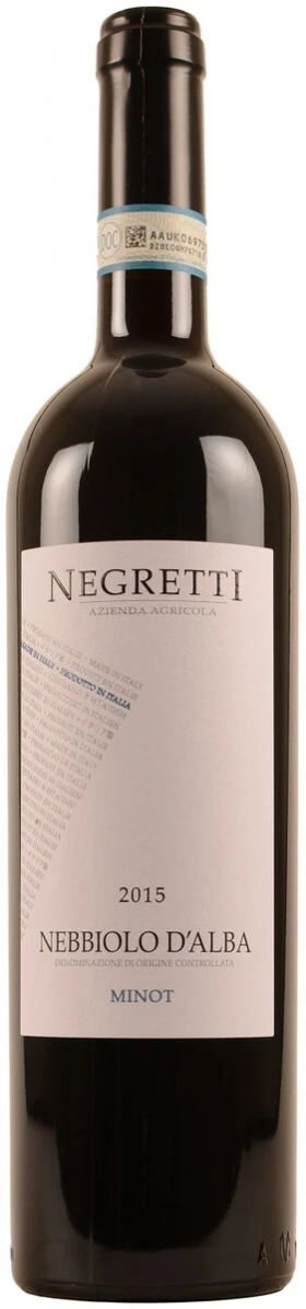 Вино Negretti, Minot, Nebbiolo d'Alba DOC, 2015