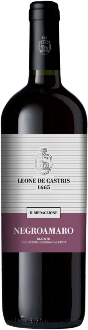 Вино Leone de Castris, Il Medaglione Negroamaro Rosso, Salento IGT, 2019