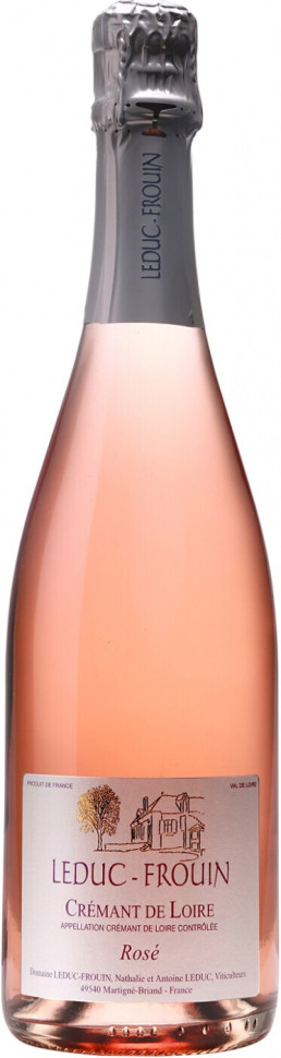 Игристое вино Domaine Leduc Frouin Cremant de Loire AOC Rose 2019