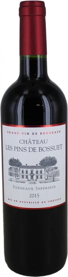 Вино Chateau Les Pins de Bossuet, Bordeaux Superieur AOC, 2015