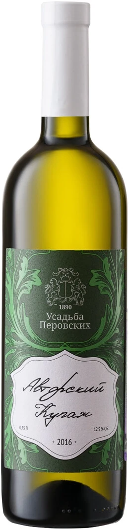 Вино Усадьба Перовских, "Авторский Купаж", 2016