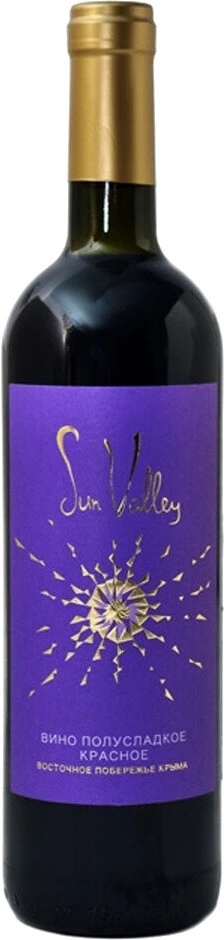 Вино Sun Valley Red Semi-Sweet, 0.75 л