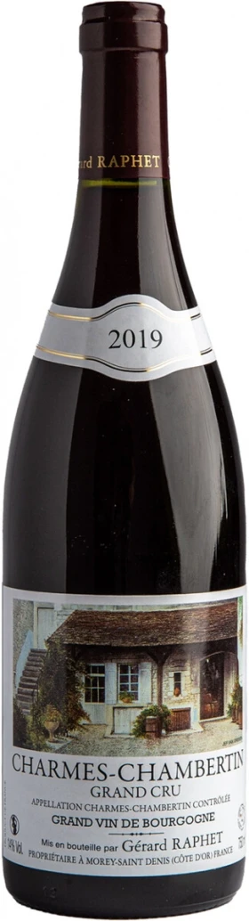Вино Gerard Raphet, Charmes-Chambertin Grand Cru AOC, 2019