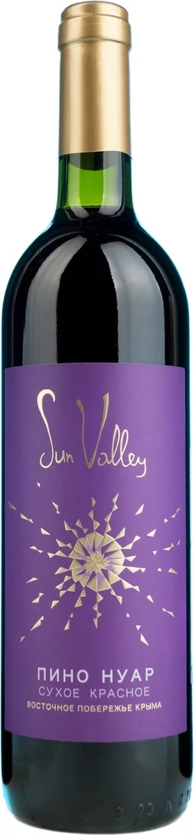 Вино Sun Valley Pinot Noir, 0.75 л