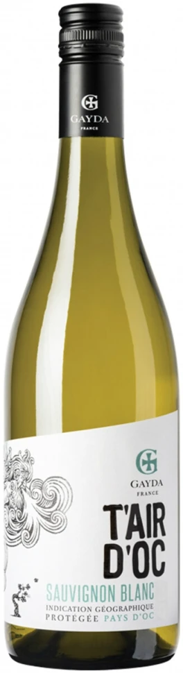 Вино Gayda, "T'Air d'Oc" Sauvignon Blanc, Pays d'Oc IGP
