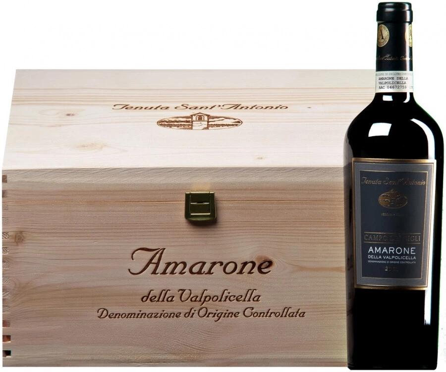 Вино Tenuta Sant'Antonio, Campo dei Gigli, Amarone della Valpolicella DOC, 2015, wooden box