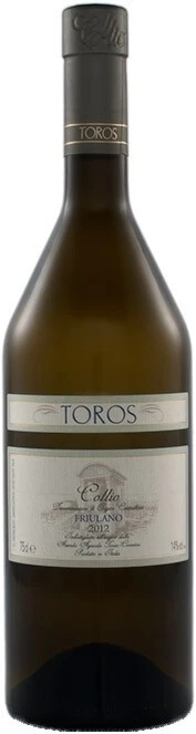 Вино Toros Franco, Friulano, Collio DOC, 2012