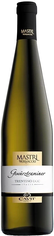 Вино Mastri Vernacoli Gewurztraminer, Trentino DOC, 2015