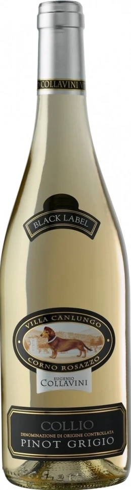 Вино Eugenio Collavini, Pinot Grigio Black Label, Collio DOC, 2012