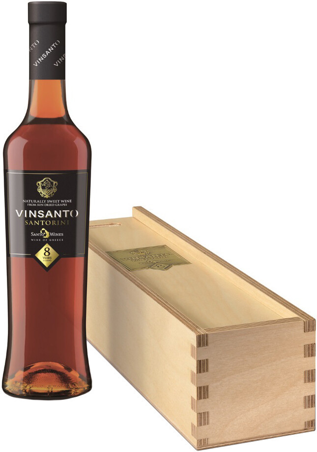 Вино Vinsanto Santorini PDO 8 Years Old wooden box