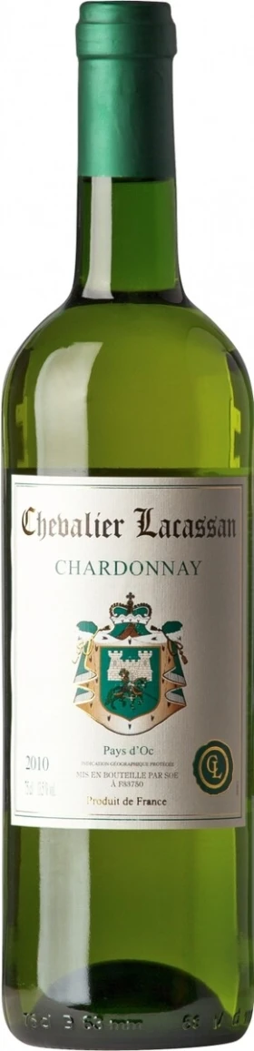 Вино Chevalier Lacassan Chardonnay VdP 2010