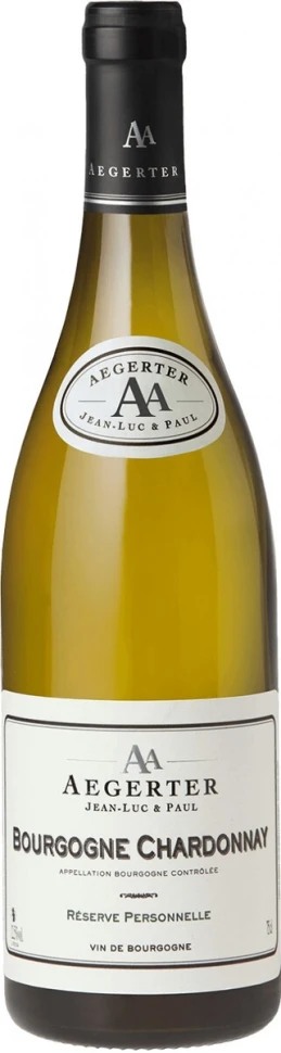 Вино Aegerter, Reserve Personnelle Bourgogne AOC Chardonnay, 2019
