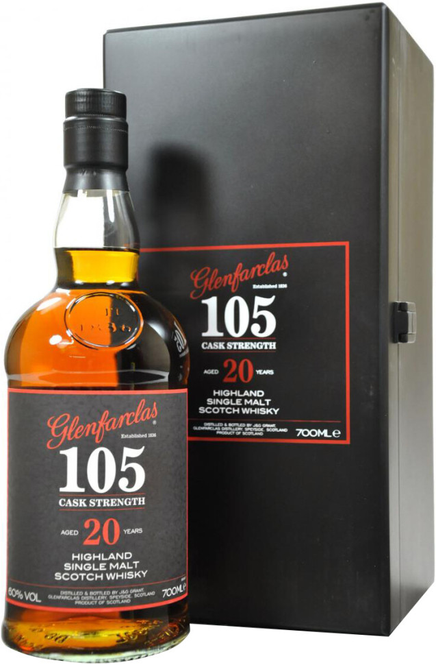 Виски Glenfarclas 105 20 years in gift box 700 мл