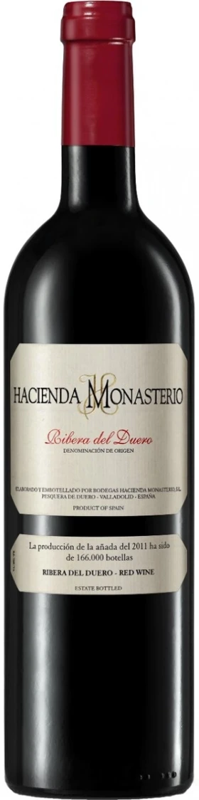 Вино Hacienda Monasterio, Crianza, Ribera del Duero DO, 2012