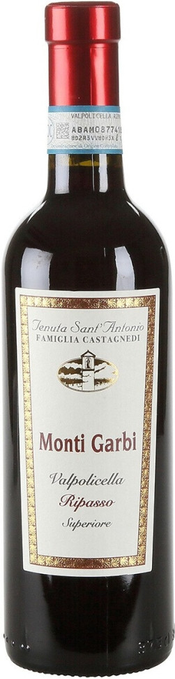 Вино Tenuta Sant Antonio Monti Garbi Valpolicella Superiore DOC Ripasso 2019 375 мл