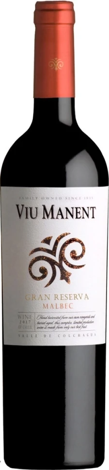 Вино Viu Manent, Gran Reserva Malbec, 2017