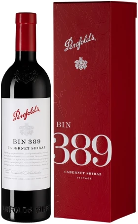 Вино Penfolds, Bin 389 Cabernet Shiraz, 2018, gift box