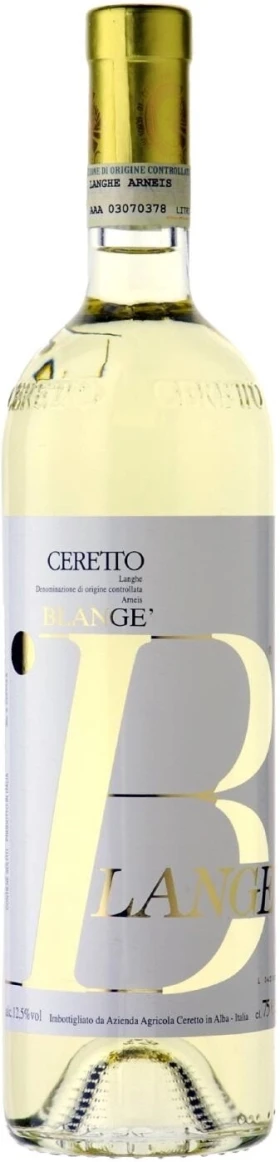 Вино Ceretto, Blange Arneis, Langhe DOC, 2022