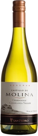 Вино Castillo de Molina Chardonnay Reserva, 2012