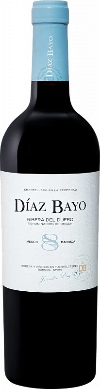 Вино Diaz Bayo, 8 Meses Barrica, Ribera del Duero DO, 2022