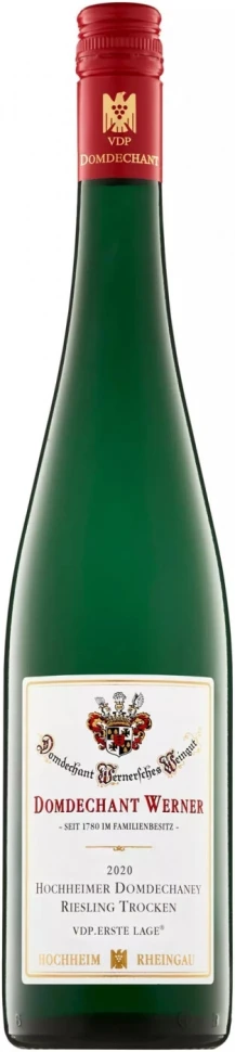 Вино Domdechant Werner, Hochheimer Domdechaney Riesling Trocken, Erste Lage VDP, 2020