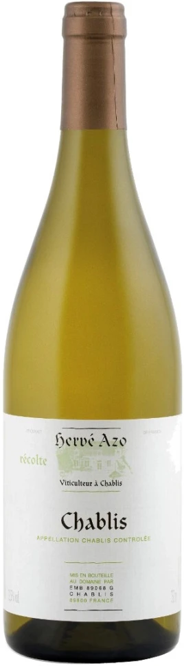 Вино Herve Azo, Chablis AOC, 2021