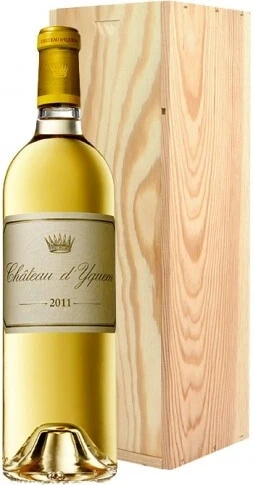 Вино Chateau d'Yquem, Sauternes AOC 1-er Grand Cru Superieur, 2011, wooden box