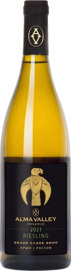 Вино "Alma Valley" Reserve Riesling, 2021