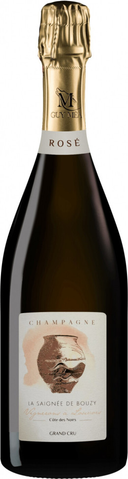 Шампанское Guy Mea La Saigne de Bouzy Extra Brut Champagne Grand Cru AOC 2018
