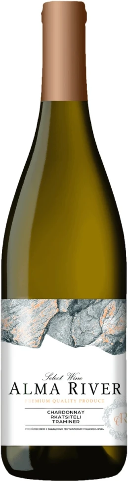 Вино Alma River Chardonnay-Rkatsiteli-Traminer