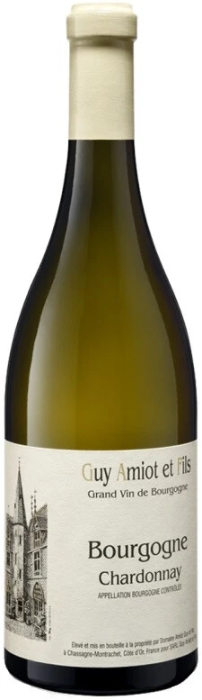 Вино Domaine Amiot Guy et Fils, Bourgogne Chardonnay AOC, 2016
