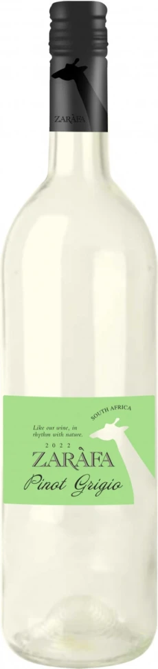 Вино Mountain River Wines, Zarafa Pinot Grigio, Western Cape WO, 2022