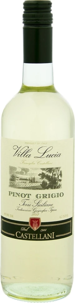 Вино Castellani, "Villa Lucia" Pinot Grigio IGT, 2018