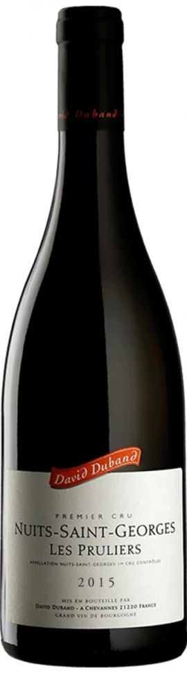 Вино David Duband, Nuits-Saint-Georges Premier Cru Les Pruliers AOC, 2015