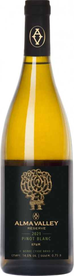 Вино Alma Valley Reserve Pinot Blanc, 2021