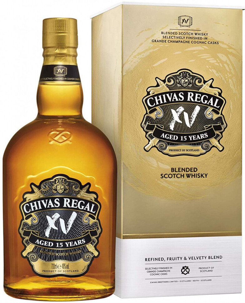 Виски Chivas Regal XV gift box 700 мл