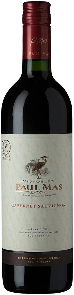 Вино Paul Mas Cabernet Sauvignon, Pays d'Oc IGP, 2021