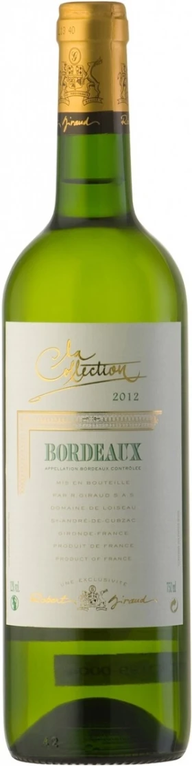 Вино Robert Giraud, "La Collection" White, Bordeaux AOC, 2012