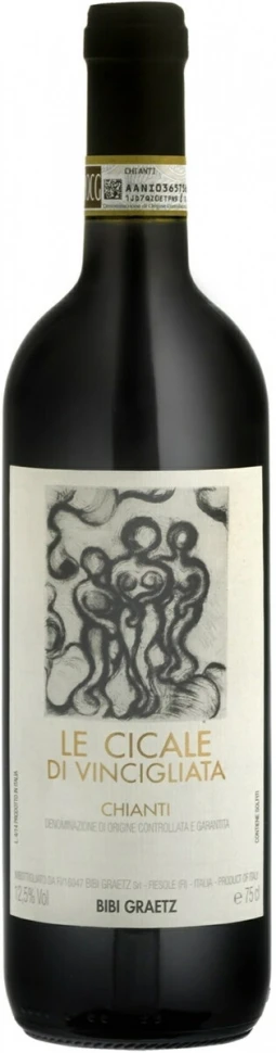 Вино Testamatta di Bibi Graetz, Le Cicale di Vincigliata, Chianti DOCG, 2016