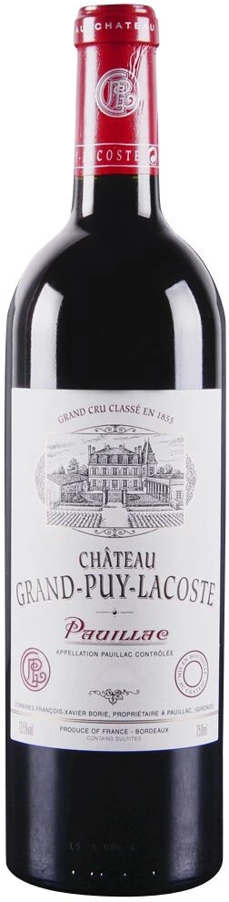 Вино Chateau Grand-Puy-Lacoste, Pauillac AOC, 2019
