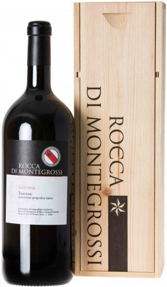 Вино Rocca di Montegrossi, Geremia, Toscana IGT, 2014, wooden box, 1.5 л