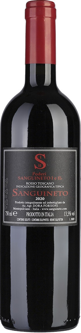 Вино Poderi Sanguineto I e II Toscano IGT Rosso 2020