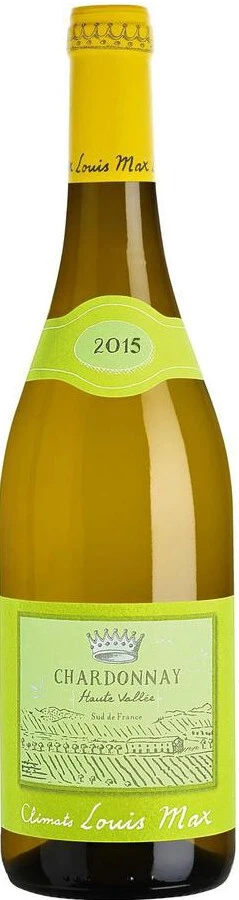 Вино Louis Max, Haute Vallee Chardonnay, Pays d'Oc IGP, 2015