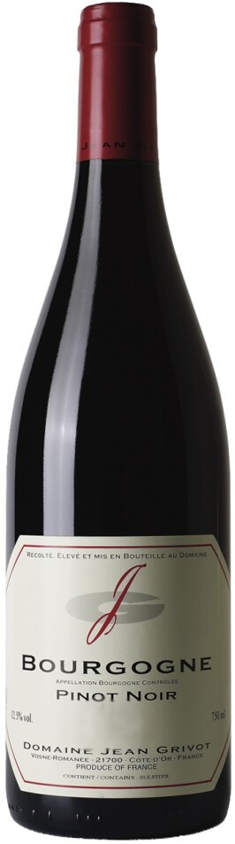 Вино Domaine Jean Grivot Bourgogne Pinot Noir AOC 2018