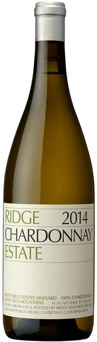 Вино Ridge, Estate Chardonnay, 2014