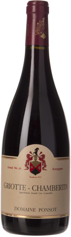 Вино Domaine Ponsot Griotte Chambertin Grand Cru AOC 2013