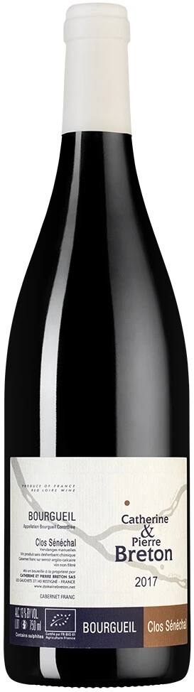 Вино Catherine &amp; Pierre Breton, Bourgueil Clos Senechal AOC, 2017