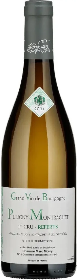 Вино Domaine Marc Morey & Fils, Puligny-Montrachet 1er Cru Les Referts AOC, 2021
