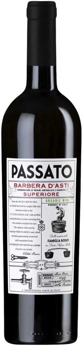 Вино Passato Barbera d'Asti DOCG Superiore, 2019