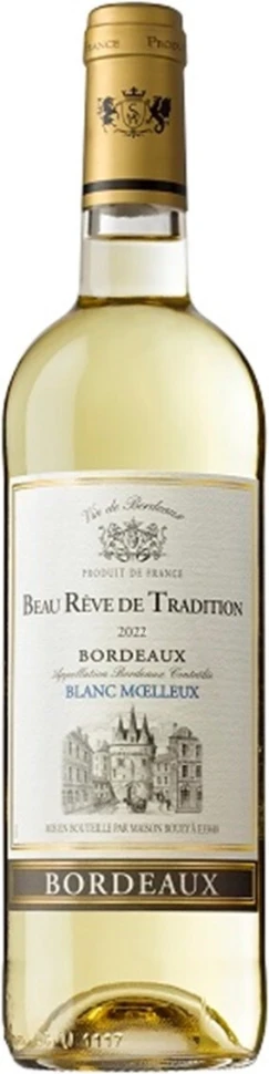 Вино Beau Reve de Tradition Blanc Moelleux, Bordeaux АОC, 2022